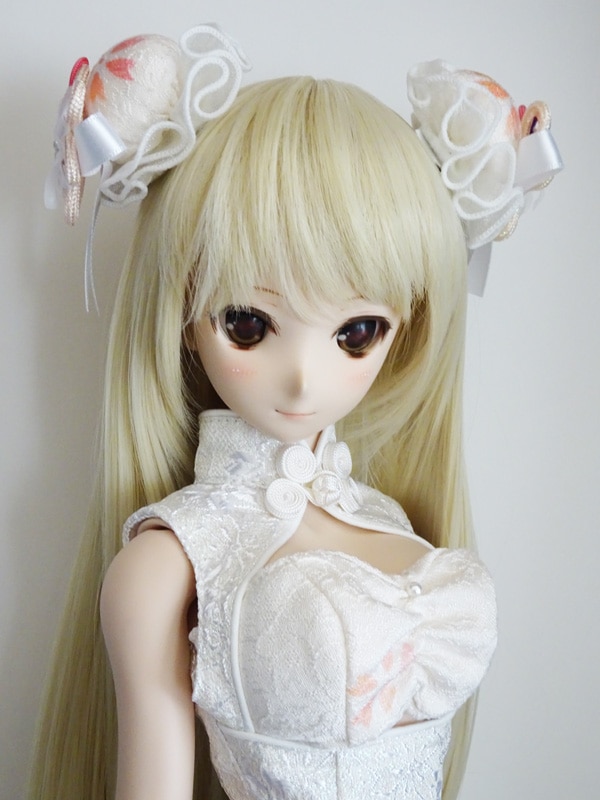 DDS(L)/DD(L) フロントセクシー金襴ミニチャイナ（白銀桜） | 【60cm