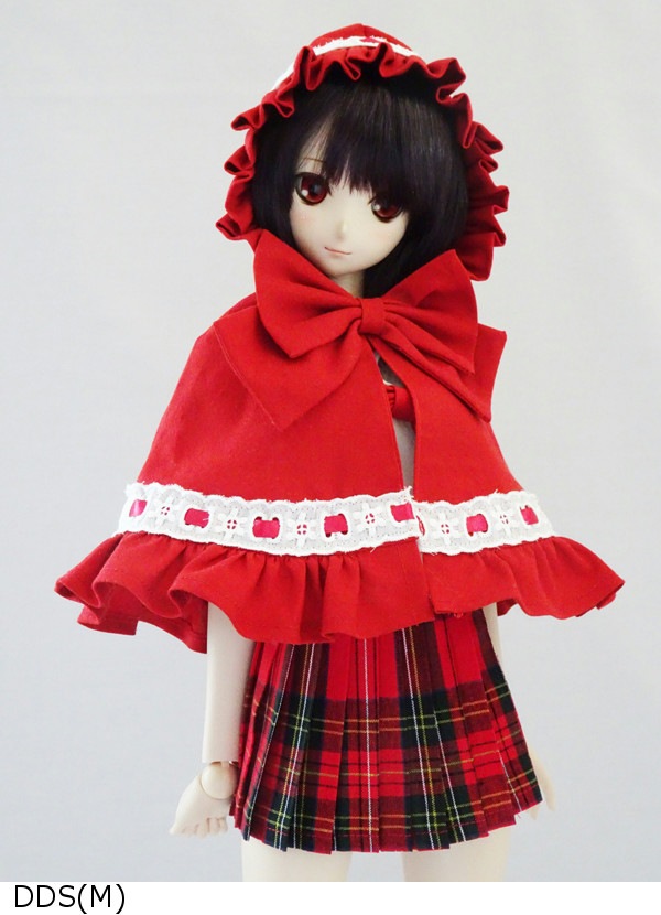 単品】40cm～50cmフリーサイズ 赤ずきんちゃんケープ（赤） | 【40