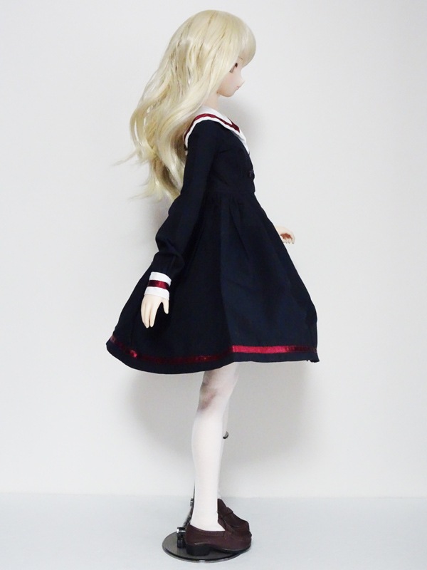 50cm】オビツ50/48,制服（セーラー服・ブレザー）,セーラーワンピース