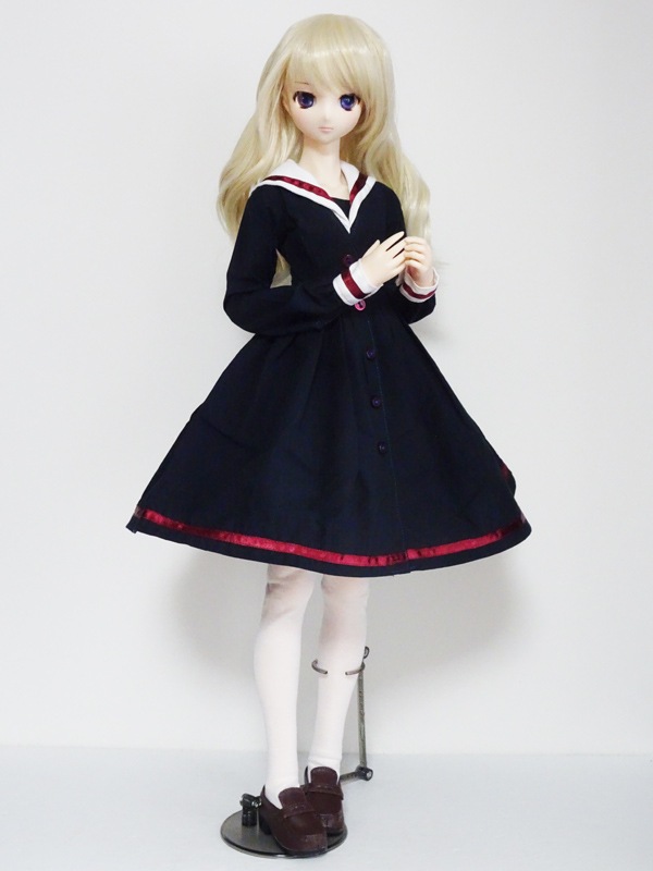 50cm】オビツ50/48,制服（セーラー服・ブレザー）,セーラーワンピース
