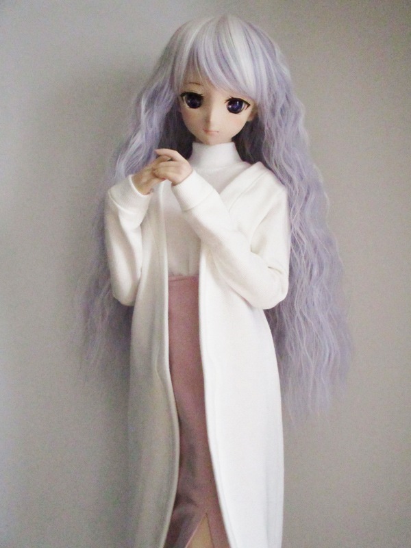 9インチ＊ドールウィッグ＊DD/MDD/SD】ドーリィボリュームウェーブ