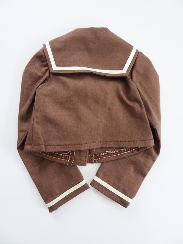 単品/制服コーデ】MDD/DDP 如月学園セーラー服/長袖（茶/赤リボン