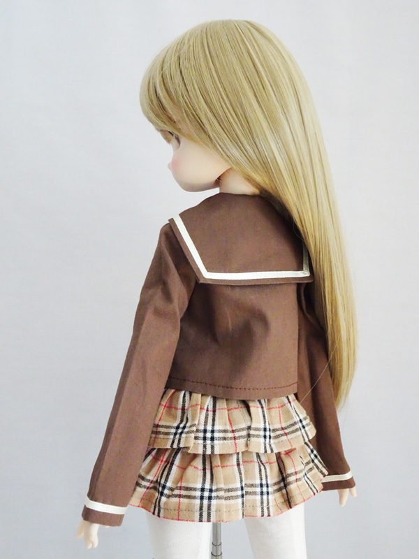 単品/制服コーデ】MDD/DDP 如月学園セーラー服/長袖（茶/赤リボン