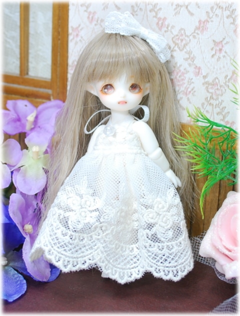 Brownie doll カスタム MOMO (カフェミルク）　＜メイク・アイ　オクリド様　＞