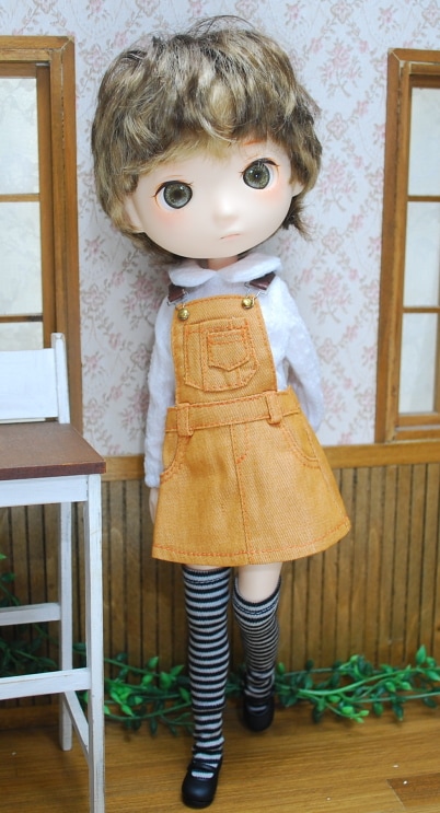 （売切）　　　【オビツ24ｃｍ】　コロ8 カスタムドール　フルセット　カジュアルスタイル♪　