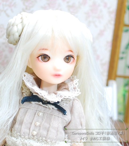 売切 Coroporodolls コロ子 普通目 メイク付き ドールヘッドのみ A 普通目 茶アイ メイク まめじ工房様 すべての商品 リトルポリッシュ