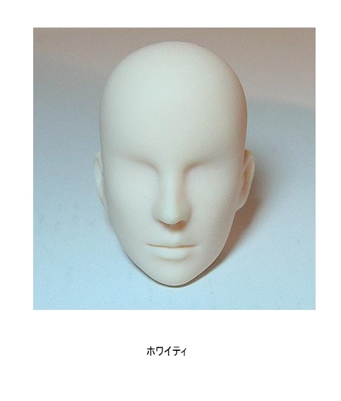 【OBITSU　27 BODY】 　スリムボディ用02ヘッド　ホワイティ　　／ 27HD-M02W