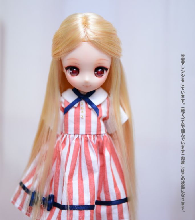 完売【カスタムドール】　オビツM-02+22cm　作家様コラボ・カスタムドールフルセット　【レッド・マンゴー】