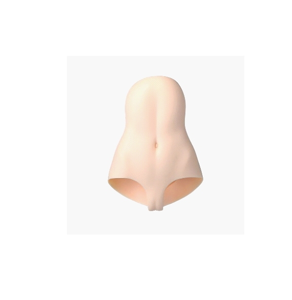 お取り寄せはお問合せください　【オビツ製作所】【OBITSU 50GGR】50cm GGR交換用ソフビ外皮 下胴 ホワイティ  / 50RP-GGRWS-22