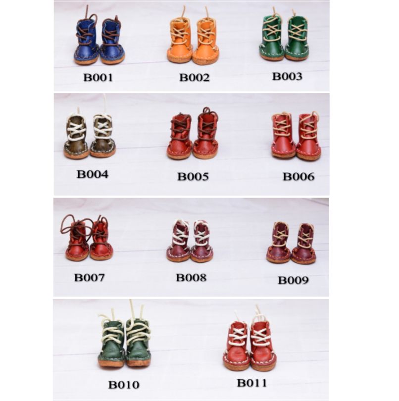 ★SALE★【ハンドメイド/Rose-mic】　編み上げブーツ 【オビツ11cmドールサイズ】　