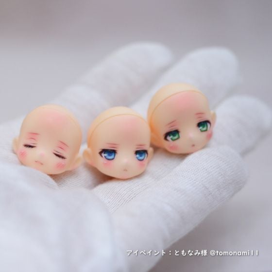 ともなみ様アイペイント　ミゼットカスタムドール　レースアンダー　㉙、㉚、㉛（ウィッグ・衣装付属しません）