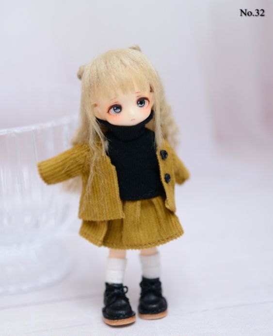 コラボ　ミゼットカスタムドールフルセット（No.32・アイホール拡張っ子）セットアップ