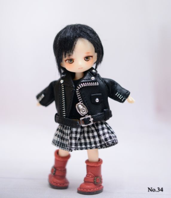 コラボ　ミゼットカスタムドールフルセット（No.34）ライダースセット