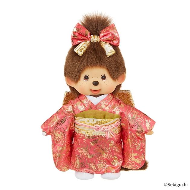 【モンチッチ】 振袖モンチッチ 女の子　205004【2026年5月入荷品】