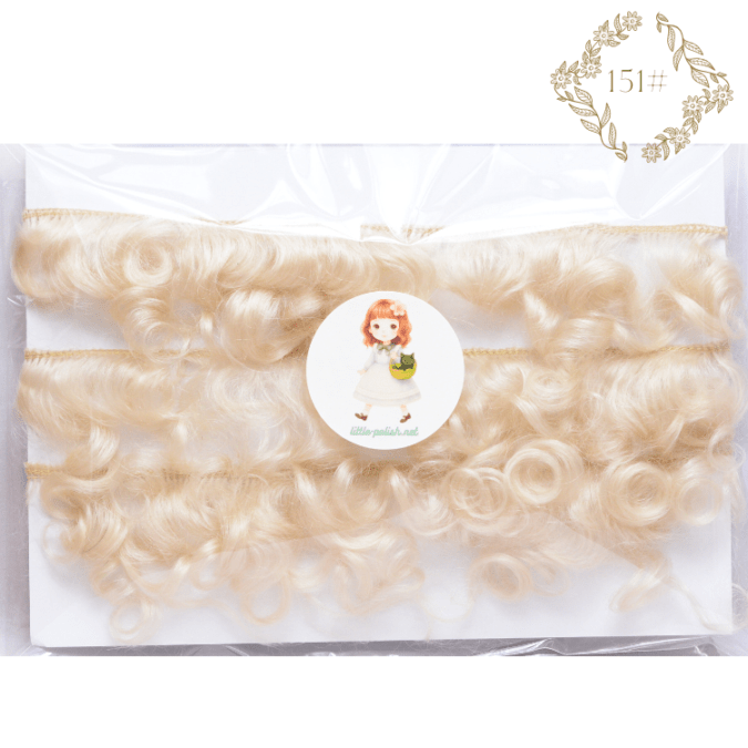 リトルポリッシュ別注　モヘアウェフティング　カール　151＃（幅約1m,長さ約4cm～10cm)　/202606　