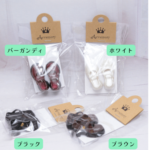 海外製　1/6スケールドールサイズ　厚底ストラップシューズ　（スポット入荷品）