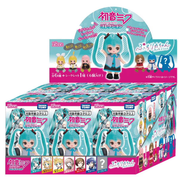 ぷちリカちゃん　初音ミクコレクション　BOX（6個入り）/タカラトミー【2026年8月発売品】