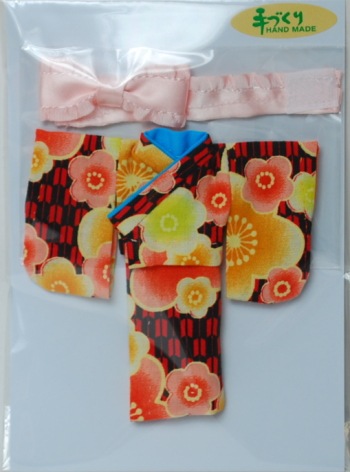 ＜新柄＞【オビツ11ｃｍ用】　きせかえお着物　矢絣/ピンク帯（5月発売）/Toshi