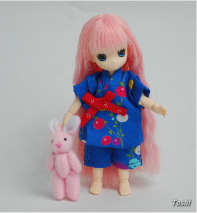 きせかえお着物　甚平さん　11ｃｍドールサイズ