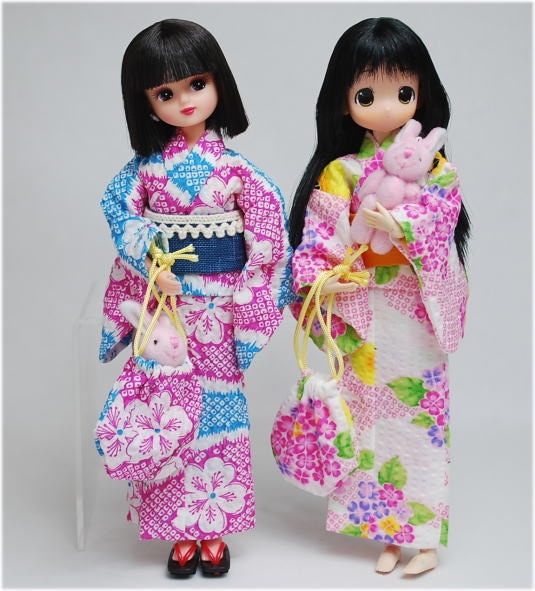 きせかえお着物　-toshi/　22ｃｍドール　女の子用　浴衣