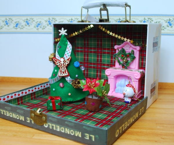 お人形と遊ぼう！クリスマストランク　/ミニドールサイズ【まるしぇらぱん】