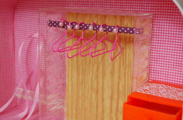 わくわくドールトランク（大） ［ドール収納タイプ］ 【ホワイトマルチ