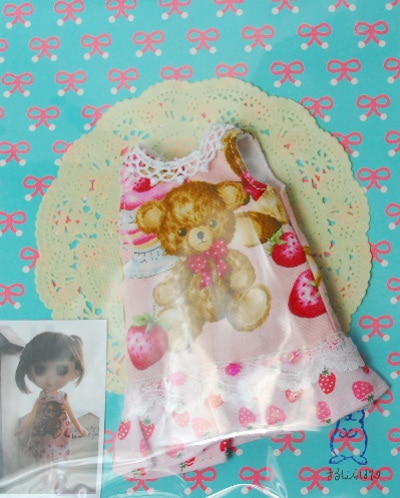 キュート*カラフル　ノースリーブワンピ　【ピンクくまさん】　おでこちゃんとニッキサイズ　/h2504-ma03 /まるしぇらぱん