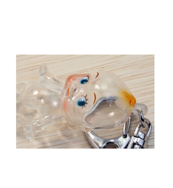 ◆5cmQP◆ 【オビツ製作所】5cmオビツキューピークリア キーホルダー付き