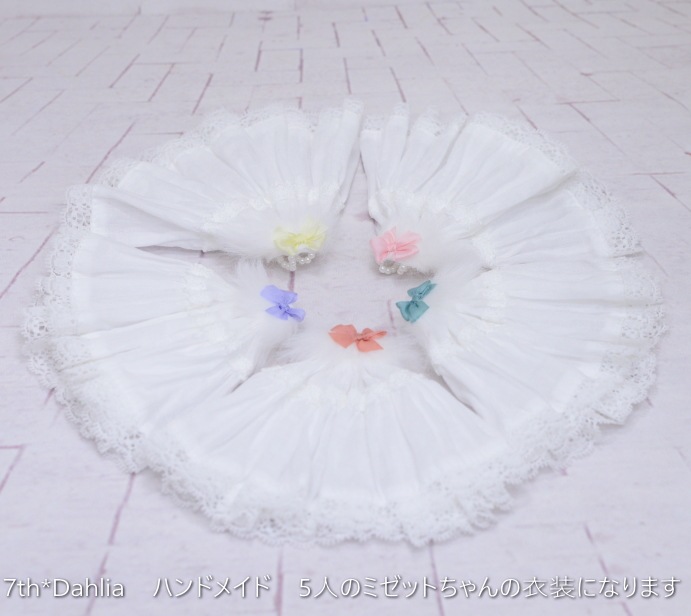 お迎え頂きました　　【ミゼットドール】　カスタムドール　No.9 （☆メイク:@okurido 様  ☆衣装：@7thdahlia 様）