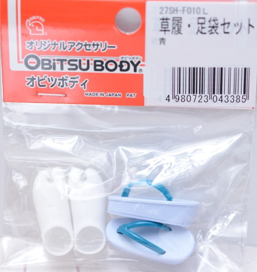 オビツ製作所】 1/6ドール用 草履・足袋セット 【ドール用