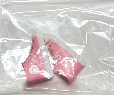 :【オビツ製作所】　[1/6ドール用]　バスケットシューズ（ピンクのみ）【ドール用シューズ】/27SH-F006P　