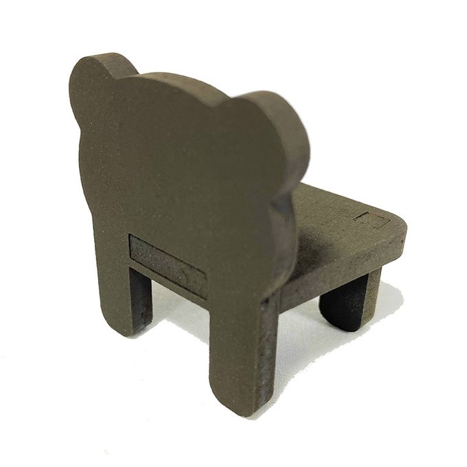 　夜舟様ハンドメイド　ブラウンくま椅子（小）・顔あり　ハニーベアなどに