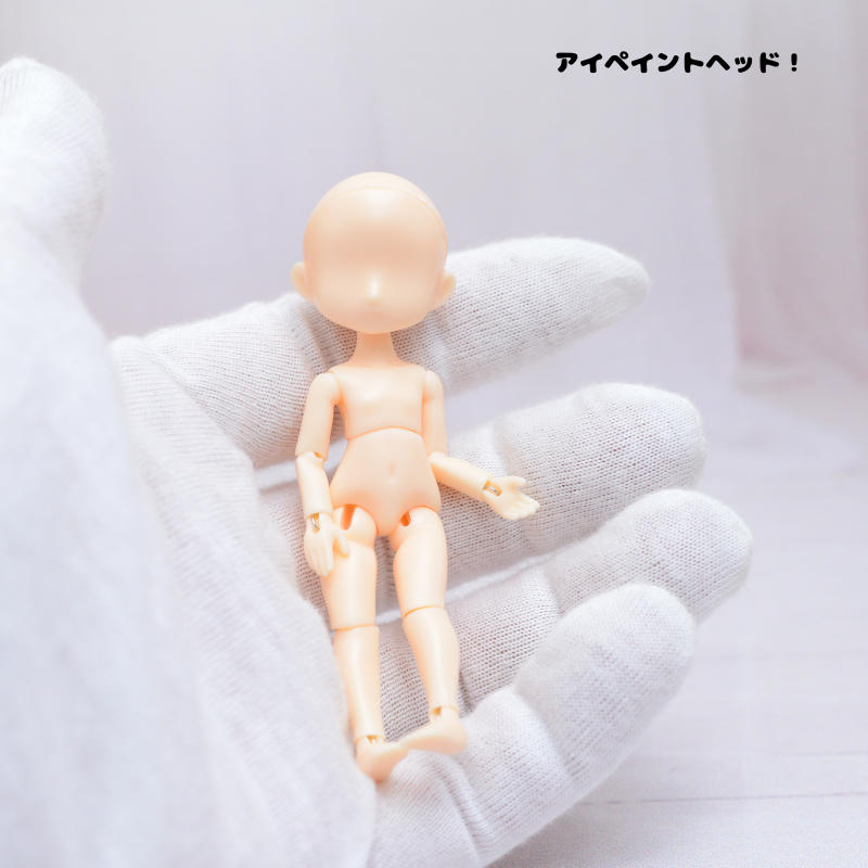 CoroporoDolls製　ミゼットドール　ミニドール素体（アイペイントヘッド）/202602