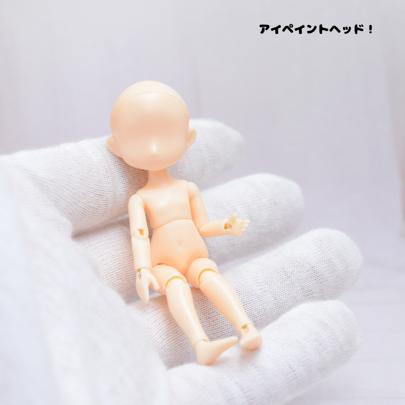 CoroporoDolls製　ミゼットドール　ミニドール素体（アイペイントヘッド）/202602