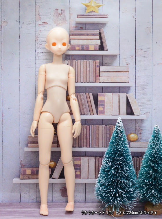 　CoroporoDollsオリジナルドールヘッド　うかうかヘッド【中】　レジン製　