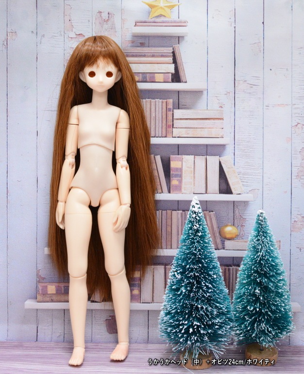 　CoroporoDollsオリジナルドールヘッド　うかうかヘッド【中】　レジン製　