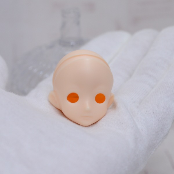 　CoroporoDollsオリジナルドールヘッド　うかうかヘッド【中】　レジン製　
