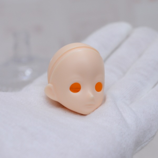 　CoroporoDollsオリジナルドールヘッド　うかうかヘッド【中】　レジン製　