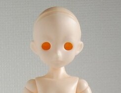 　CoroporoDollsオリジナルドールヘッド　うかうかヘッド【中】　レジン製　