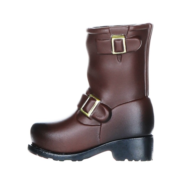 :【オビツ製作所】　1/6用エンジニアブーツ ver.2　ブラウン (-BR)　/1_6SH-F02　