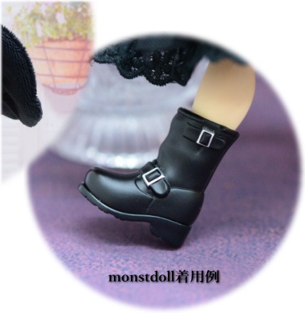 :【オビツ製作所】　1/6用エンジニアブーツ ver.2　ブラウン (-BR)　/1_6SH-F02　