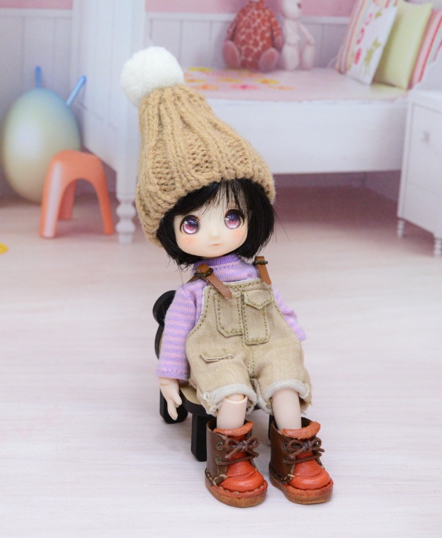 夜舟様ハンドメイド パンダ椅子(大) オビツ11などミニドールに♪