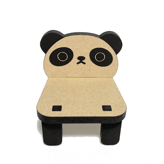 夜舟様ハンドメイド パンダ椅子(大) オビツ11などミニドールに♪