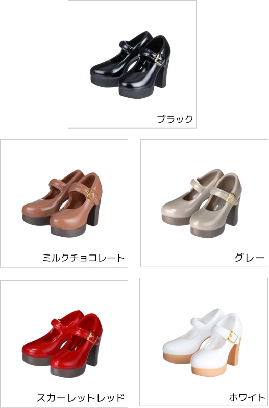 【オビツ製作所】1/6用　ヒールストラップシューズ （ 5色）/1_6SH-F01