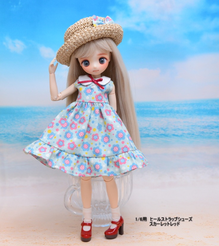 【オビツ製作所】1/6用　ヒールストラップシューズ （ 5色）/1_6SH-F01