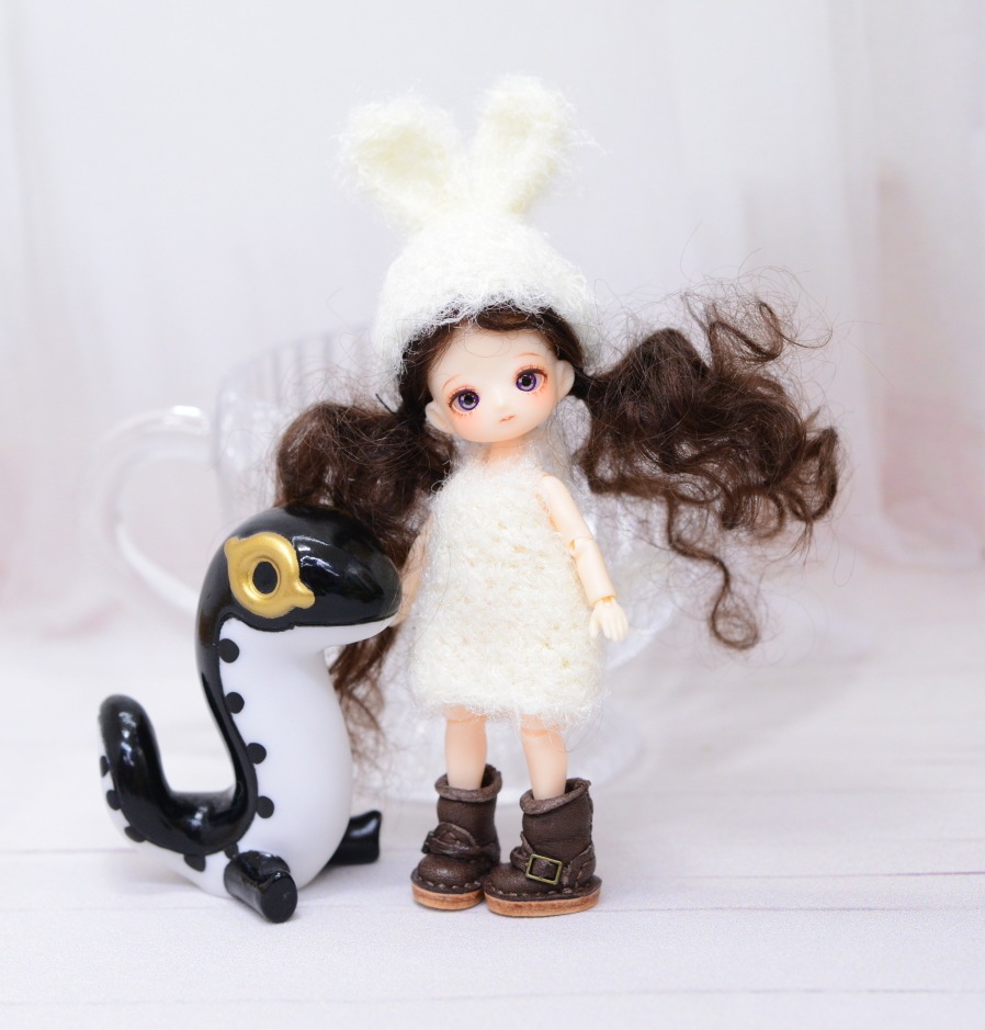 ミゼットドール CoroporoDolls製 ミニドール素体（ノーメイク）/202511