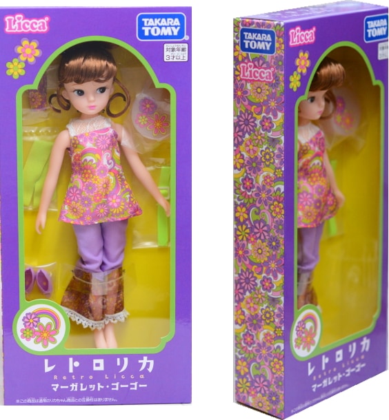 リカちゃん レトロリカ マーガレット･ゴーゴー　/タカラトミー リカちゃんLicca　【2025年6月末発売品】