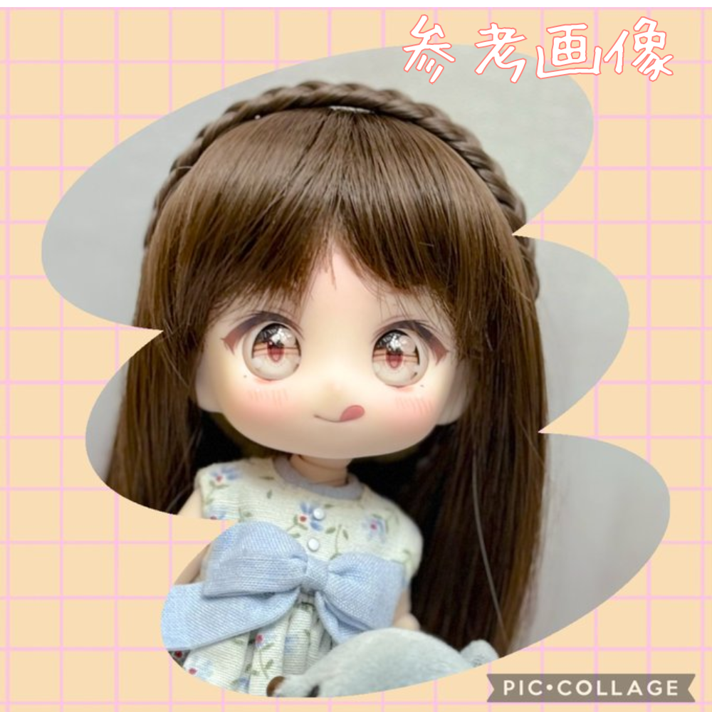 ねんどろいどどーる かすたむフェイス Make Up！：れにゃ01（peach/cinnamon/cream/almond milk）