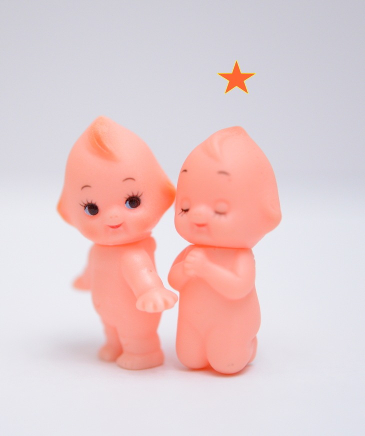 品切れ中　◆3.5cmQP◆　【オビツ製作所】3.5cm おいのり オビツキューピー