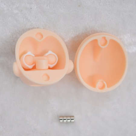 CoroporoDollsオリジナルドールヘッド　【コロ子　普通目】　レジン製 ヘッドキット　専用アイ付